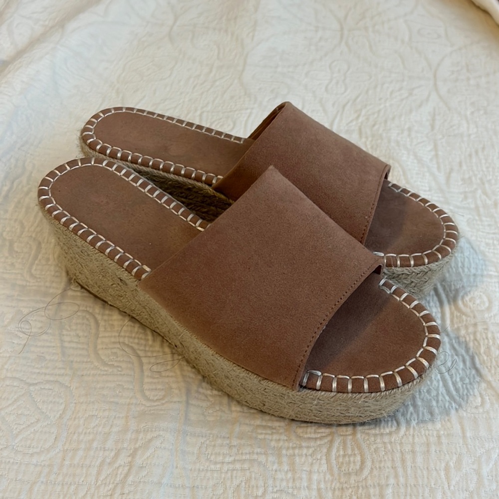 Shop Talulah wedge sandals in size 7. Worn once!